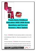 Praxis Early Childhood Education 5025 Study Guide &vert; 400&plus; Practice Questions and Answers &vert; Literacy Development&comma; Child Development&comma; Learning Theories&comma; Classroom Instruction & Early Childhood Education Exam