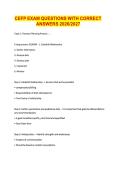 CEFP EXAM QUESTIONS WITH CORRECT &NewLine;ANSWERS 2026&sol;2027