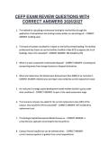 CEFP EXAM REVIEW QUESTIONS WITH &NewLine;CORRECT ANSWERS 2026&sol;2027