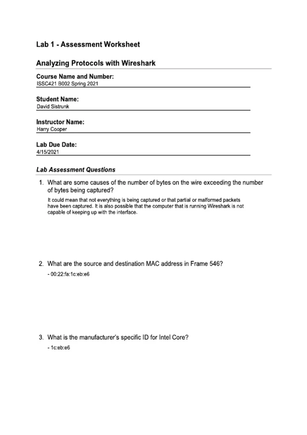 Gerkin Protocol Worksheet.pdf ISSC421 B002 Spring |Lab 1 - Assessment Worksheet|Analyzing Protocols ...