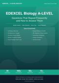 EDEXCEL  &vert;  A-LEVEL BIOLOGY&NewLine;Study Guide & Exam Toolkit&NewLine;EDEXCEL Biology A-LEVEL&NewLine;Questions That Repeat Frequently&NewLine;and How to Answer Them