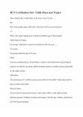 DCF Certification Test - Child Abuse and Neglect