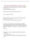ACBS 160 Midterm Exam &vert; UPDATED Questions with 100&percnt; Correct Answers&NewLine;