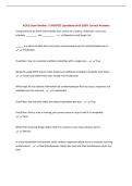 ACAS Exam Review &vert; UPDATED Questions with 100&percnt; Correct Answers&NewLine;