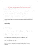 ACAS Review &vert; UPDATED Questions with 100&percnt; Correct Answers&NewLine;