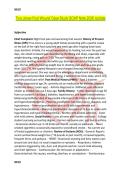 Tina Jones Foot Wound Case Study SOAP Note 2026 Update