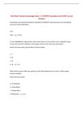ACAS Best Practice Knowledge Exam 3 &vert; UPDATED Questions with 100&percnt; Correct Answers