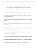 ACC 3510 Exam 2 &vert; UPDATED Questions with 100&percnt; Correct Answers&NewLine;