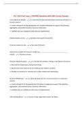 ACC 3510 Final Exam &vert; UPDATED Questions with 100&percnt; Correct Answers&NewLine;