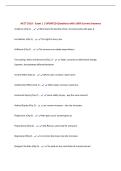 ACCT 3510 - Exam 1 &vert; UPDATED Questions with 100&percnt; Correct Answers&NewLine;