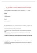 ACC 3510 Chapter 13 &vert; UPDATED Questions with 100&percnt; Correct Answers&NewLine;