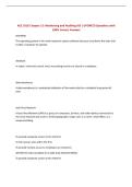 ACC 3510 Chapter 15&colon; Monitoring and Auditing AIS &vert; UPDATED Questions with 100&percnt; Correct Answers