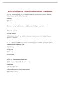 BUNDLE FOR ACCT 3130 EXAMS with UPDATED Questions AND 100&percnt; Correct Answers