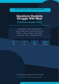 OCR A-Level Chemistry  &vert;  Complete Revision Guide&NewLine;&NewLine;Questions Students&NewLine;Struggle With Most&NewLine;&NewLine;And How to Answer Them