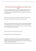 ACCT 3130 Final Exam Study Guide &vert; UPDATED Questions with 100&percnt; Correct Answers