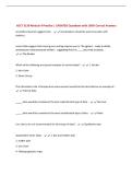 ACCT 3130 Module 4 Practice &vert; UPDATED Questions with 100&percnt; Correct Answers&NewLine;