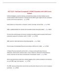 ACCT 3130 - Final Exam &lpar;Conceptual&rpar; &vert; UPDATED Questions with 100&percnt; Correct Answers&NewLine;