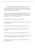 ACCT 3130 Exam &vert; UPDATED Questions with 100&percnt; Correct Answers&NewLine;