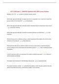 ACCT 3130 Exam 1 &vert; UPDATED Questions with 100&percnt; Correct Answers&NewLine;