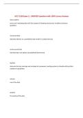 ACCT 3130 Exam 1 &vert; UPDATED Questions with 100&percnt; Correct Answers&NewLine;