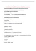 Acct 3130 Exam III &vert; UPDATED Questions with 100&percnt; Correct Answers&NewLine;