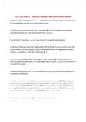 ACCT 5312 Exam 1 &vert; UPDATED Questions with 100&percnt; Correct Answers&NewLine;