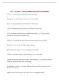 ACCT 5312 Exam 2 &vert; UPDATED Questions with 100&percnt; Correct Answers&NewLine;