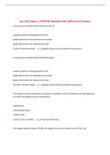 acct 5312 exam 2 &vert; UPDATED Questions with 100&percnt; Correct Answers&NewLine;