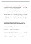 ACCT 5312 Exam 2 &vert; UPDATED Questions with 100&percnt; Correct Answers&NewLine;