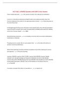 ACCT 5312 &vert; UPDATED Questions with 100&percnt; Correct Answers&NewLine;