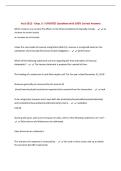Acct 5312 - Chap&period; 9 &vert; UPDATED Questions with 100&percnt; Correct Answers&NewLine;