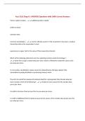 Acct 5312 Chap 8 &vert; UPDATED Questions with 100&percnt; Correct Answers&NewLine;
