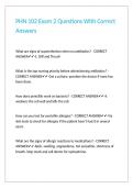 PHN 102 Exam 2 Questions With Correct Answers&period;