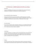ACCT 5312 Exam 1 &vert; UPDATED Questions with 100&percnt; Correct Answers&NewLine;