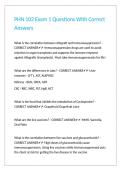 PHN 102 Exam 1 Questions With Correct Answers