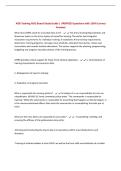 AGR Training NCO Board Study Guide &vert; UPDATED Questions with 100&percnt; Correct Answers