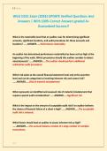 WGU D251 Exam &lpar;2026&rpar; UPDATE Verified Questions And &NewLine;Answers &vert; With 100&percnt; Correct Answers graded A&plus; &NewLine;Guaranteed Success&excl;&excl;
