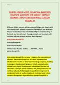 NUR 524 EXAM 3 LATEST 2026 ACTUAL EXAM WITH &NewLine;COMPLETE QUESTIONS AND CORRECT DETAILED &NewLine;ANSWERS &lpar;100&percnt; VERIFIED ANSWERS&rpar; &vert;ALREADY &NewLine;GRADED A&plus;