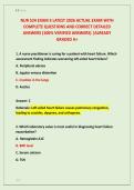 NUR 524 EXAM 3 LATEST 2026 ACTUAL EXAM WITH &NewLine;COMPLETE QUESTIONS AND CORRECT DETAILED &NewLine;ANSWERS &lpar;100&percnt; VERIFIED ANSWERS&rpar; &vert;ALREADY &NewLine;GRADED A&plus;