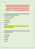 NSG 310 EXAM 2 LATEST 2026 ACTUAL EXAM WITH &NewLine;COMPLETE QUESTIONS AND CORRECT DETAILED &NewLine;ANSWERS &lpar;100&percnt; VERIFIED ANSWERS&rpar; &vert;ALREADY &NewLine;GRADED A&plus;&vert;  GRAND CANYON UNIVERSITY &lpar;GCU&rpar; 