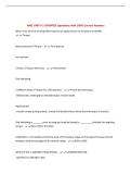 AME UNIT 9 &vert; UPDATED Questions with 100&percnt; Correct Answers&NewLine;