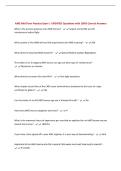 BUNDLE FOR AME EXAMS with UPDATED Questions AND 100&percnt; Correct Answers