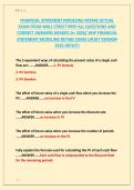 FINANCIAL STATEMENT MODELING RETAKE ACTUAL &NewLine;EXAM FROM WALL STREET PREP ALL QUESTIONS AND &NewLine;CORRECT ANSWERS GRADED A&plus; 2026&sol; WSP FINANCIAL &NewLine;STATEMENT MODELING RETAKE EXAM LATEST VERSION &NewLine;2026 &lpar;NEW&excl;&excl;&rpar;