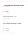 ANSC 4394 Final Exam &vert; UPDATED Questions with 100&percnt; Correct Answers&NewLine;