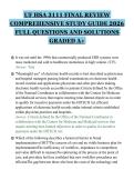 UF HSA 3111 FINAL REVIEW&NewLine;COMPREHENSIVE STUDY GUIDE 2026&NewLine;FULL QUESTIONS AND SOLUTIONS&NewLine;GRADED A&plus;