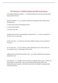 ANT 2410 Exam 3 &vert; UPDATED Questions with 100&percnt; Correct Answers&NewLine;