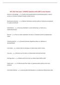 ANT 2410 Final Exam &vert; UPDATED Questions with 100&percnt; Correct Answers&NewLine;
