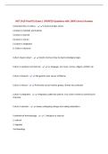 ANT 2410 Final FSU Exam &vert; UPDATED Questions with 100&percnt; Correct Answers&NewLine;