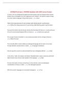 ANT3610 Final Exam &vert; UPDATED Questions with 100&percnt; Correct Answers&NewLine;