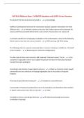 ANT3610 Midterm Exam &vert; UPDATED Questions with 100&percnt; Correct Answers&NewLine;